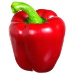 Bild på en röd paprika
